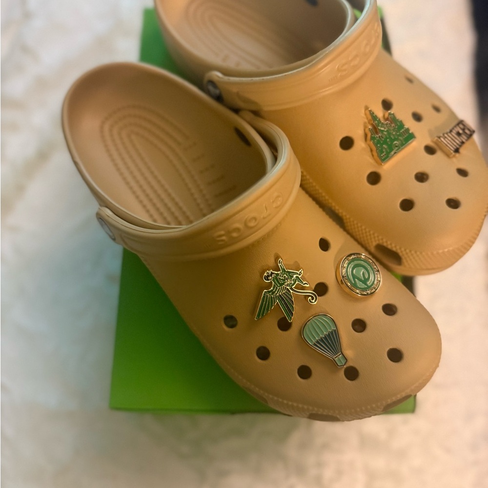 Adults crocs size 10 to 11 with wicked charms